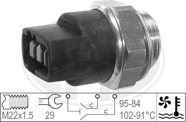 ERA 330268 - Comutator temperatura, ventilator radiator parts5.com