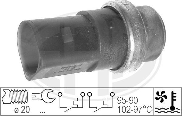 ERA 330231 - Interrupteur de température, ventilateur de radiateur parts5.com