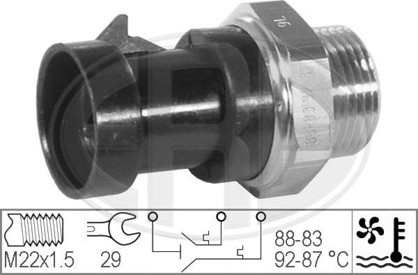 ERA 330279 - Temperaturno stikalo, ventilator hladilnika parts5.com