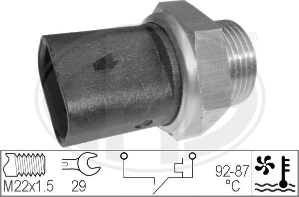 ERA 330273 - Термошалтер, вентилатор на радиатора parts5.com