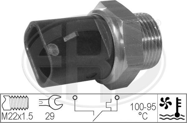 ERA 330277 - Comutator temperatura, ventilator radiator parts5.com