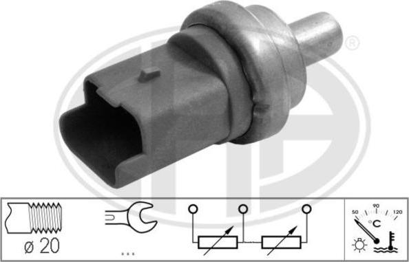 ERA 330742 - Senzor,temperatura lichid de racire parts5.com