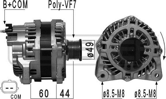 ERA 209010A - Alternatör parts5.com