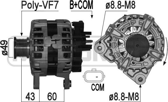 ERA 209292 - Generator / Alternator parts5.com