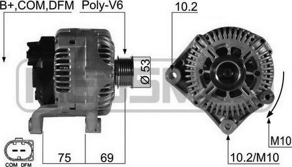 ERA 210495A - Generator / Alternator parts5.com