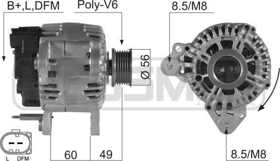 ERA 210496A - Generator / Alternator parts5.com