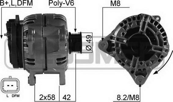 ERA 210567 - Alternador parts5.com