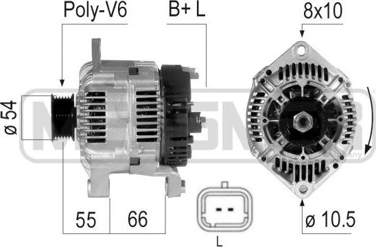 ERA 210570A - Alternator parts5.com