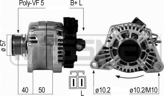 ERA 210651 - Generator / Alternator parts5.com