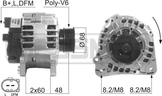 ERA 210605A - Generaator parts5.com