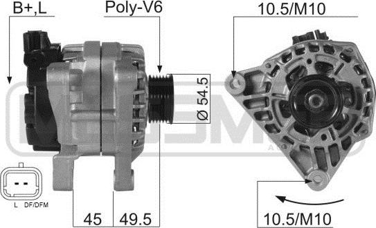 ERA 210054A - Alternator parts5.com