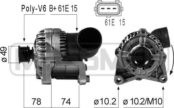 ERA 210164A - Alternator parts5.com