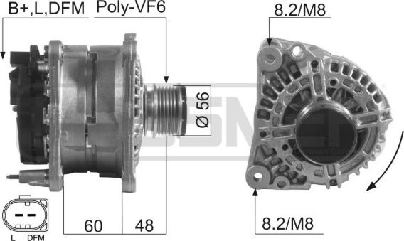 ERA 210231A - Alternateur parts5.com