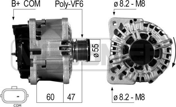 ERA 210705A - Alternator parts5.com