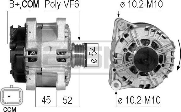 ERA 210717A - Alternátor parts5.com