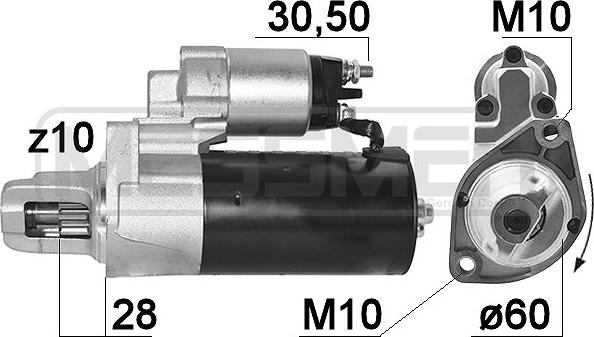 ERA 220949A - Rozrusznik parts5.com