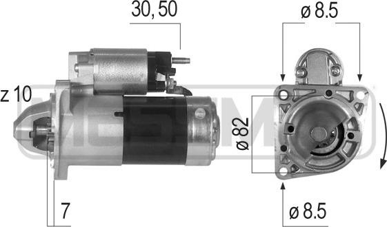 ERA 220643A - Startér parts5.com