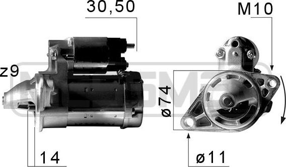 ERA 220654A - Μίζα parts5.com