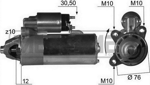 ERA 220015A - Starter parts5.com