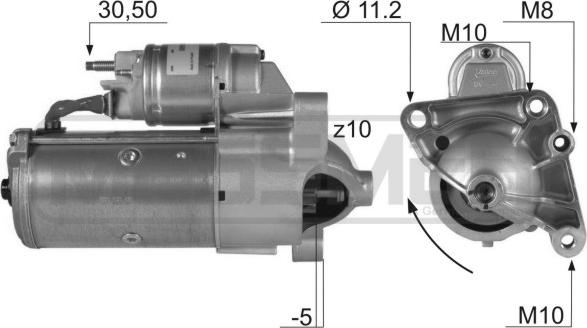 ERA 220136A - Zaganjalnik parts5.com