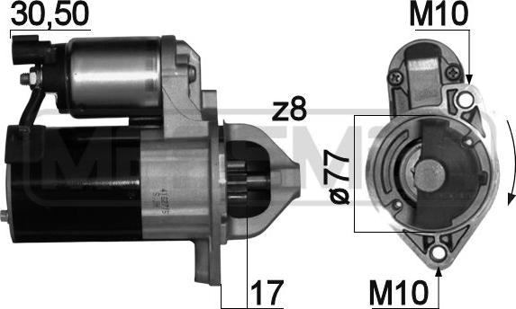 ERA 220 746 - Стартер parts5.com