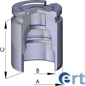 ERT 150555-C - Поршень, корпус скобы тормоза parts5.com