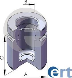 ERT 151211-C - Piston, etrier frana parts5.com