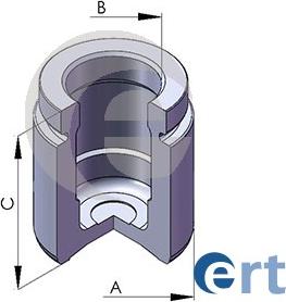 ERT 150582-C - Piest brzdového strmeňa parts5.com