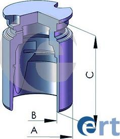 ERT 150224-C - Piston, etrier frana parts5.com