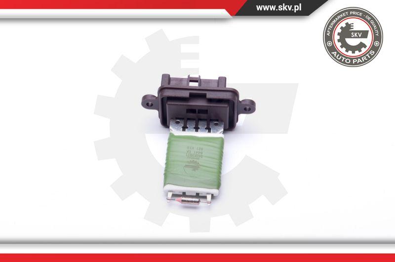 Esen SKV 94SKV071 - Resistor, interior blower parts5.com