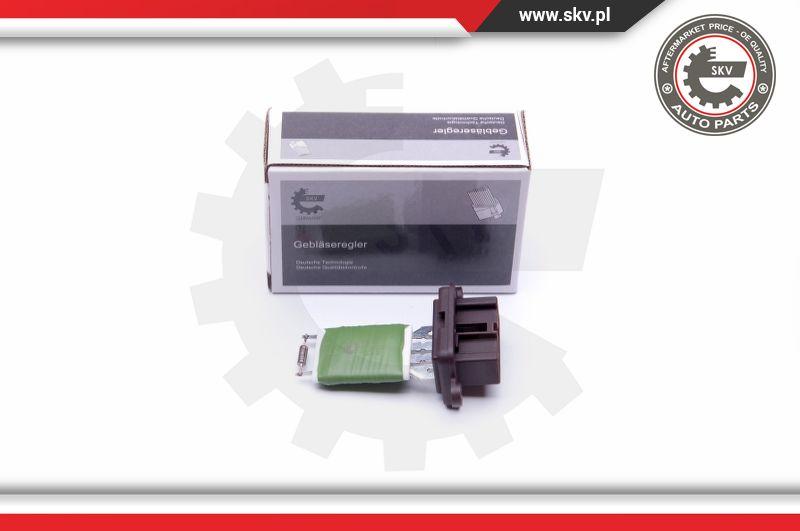 Esen SKV 94SKV071 - Resistor, interior blower parts5.com