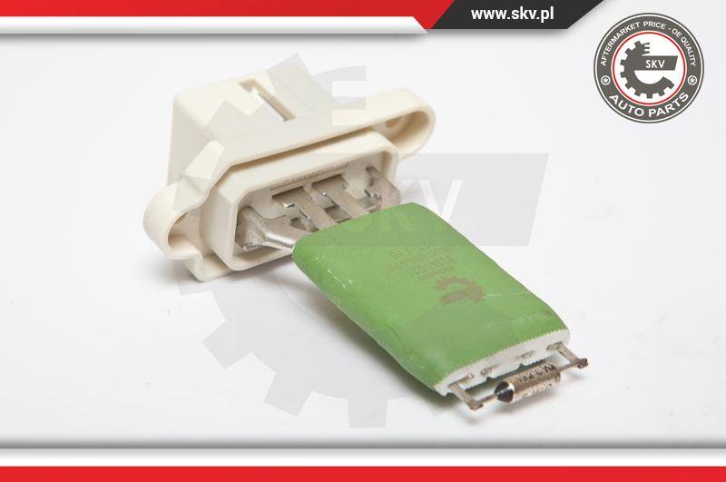 Esen SKV 95SKV021 - Resistor, interior blower parts5.com