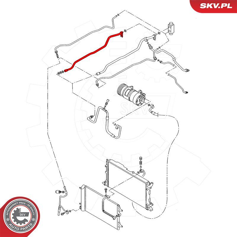 Esen SKV 43SKV500 - Conducta inalta presiune,aer conditionat parts5.com