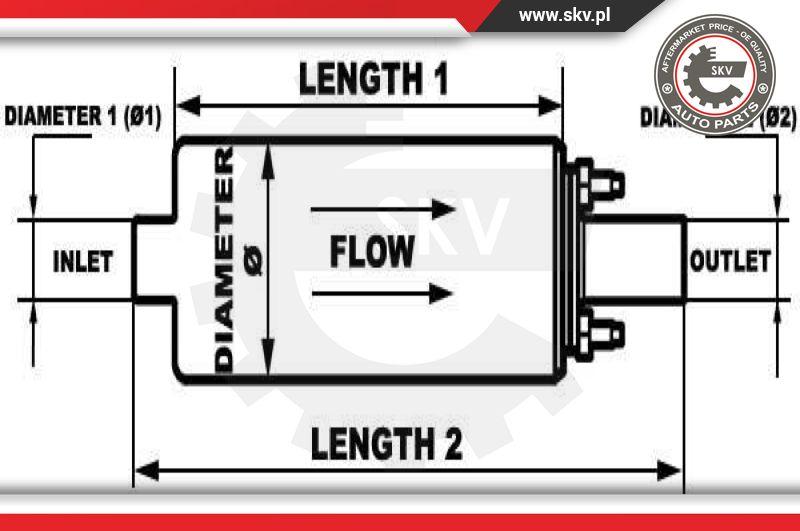 Esen SKV 02SKV260 - Pompa combustibil parts5.com