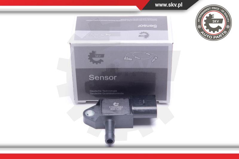 Esen SKV 17SKV662 - Senzor, presiune gaze evacuare parts5.com