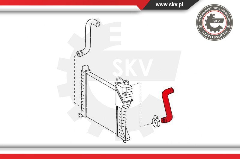 Esen SKV 24SKV343 - Furtun radiator parts5.com