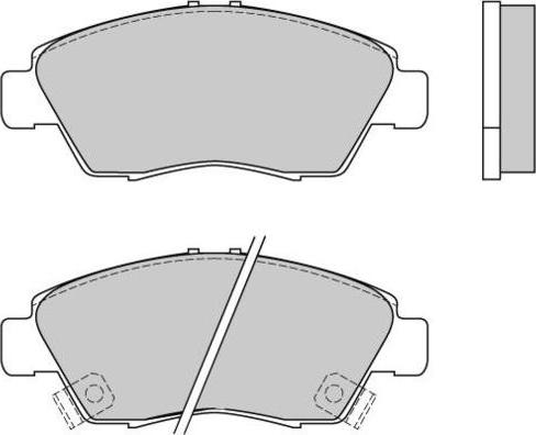 INTERBRAKE DP41538 - Комплект спирачно феродо, дискови спирачки parts5.com