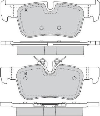 Valeo 302445 - Set placute frana,frana disc parts5.com