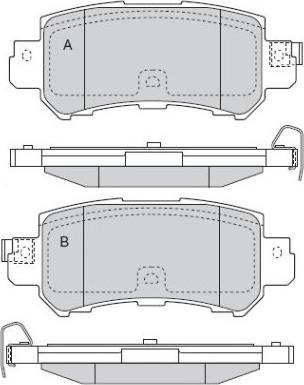 KRAFT AUTOMOTIVE 6003525 - Set placute frana,frana disc parts5.com