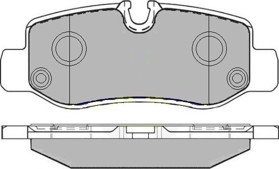 KRAFT AUTOMOTIVE 6011133 - Komplet pločica, disk-kočnica parts5.com