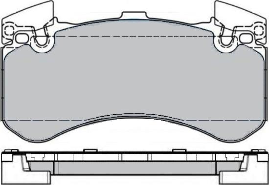 VW 4G0 698 151 AF - Sada brzdových platničiek kotúčovej brzdy parts5.com