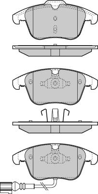 VW 5N0698151D - Brake Pad Set, disc brake parts5.com