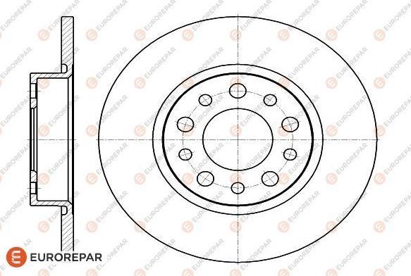 KRAFT AUTOMOTIVE 6056801 - Disc frana parts5.com