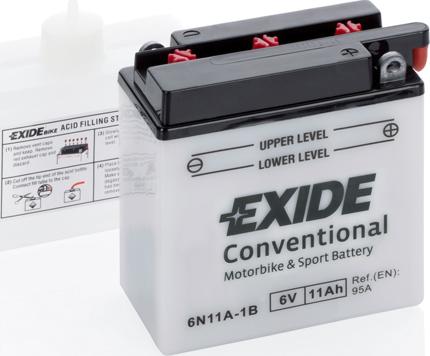 Exide 6N11A-1B - Baterie de pornire parts5.com