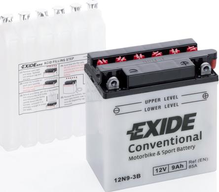 Exide 12N9-3B - Baterie de pornire parts5.com