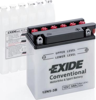 Exide 12N5-3B - Baterie de pornire parts5.com