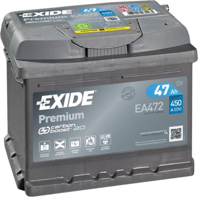 Exide EA472 - Żtartovacia batéria parts5.com