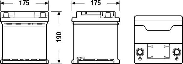 Exide EB440 - Starter akumulator parts5.com