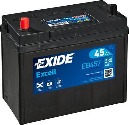 Exide EB457 - Indító akkumulátor parts5.com