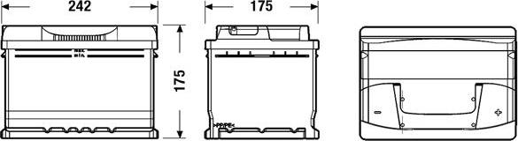 Exide EB602 - Μπαταρία εκκίνησης parts5.com